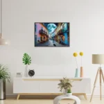 Moonlit Stroll - Enchanted Street Journey - WallPosters - Image 2
