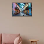 Moonlit Stroll - Enchanted Street Journey - WallPosters - Image 3