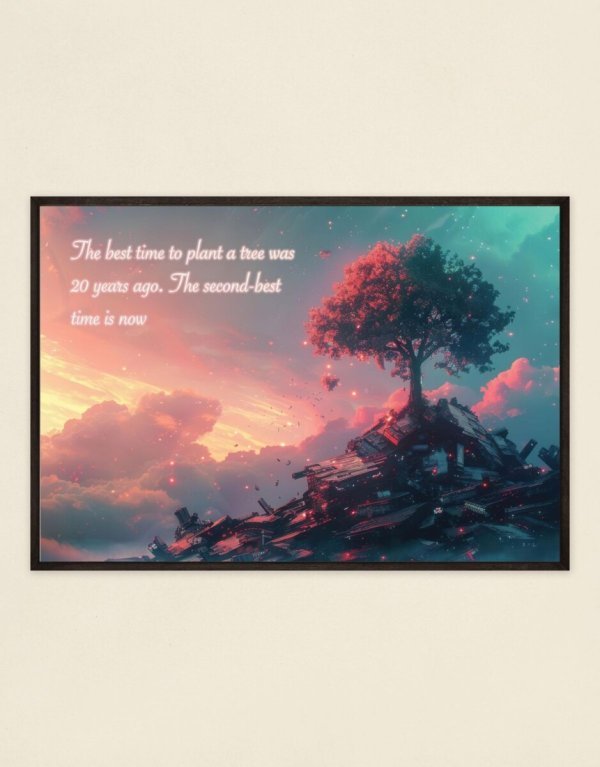 Timeless Wisdom - Plant a Tree Inspirational Poster