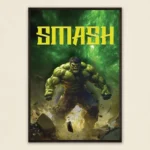 Green Fury Unleashed – Hulk Smash Wall Poster
