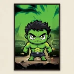 Mini Hulk Smash – Cartoon Hero Poster