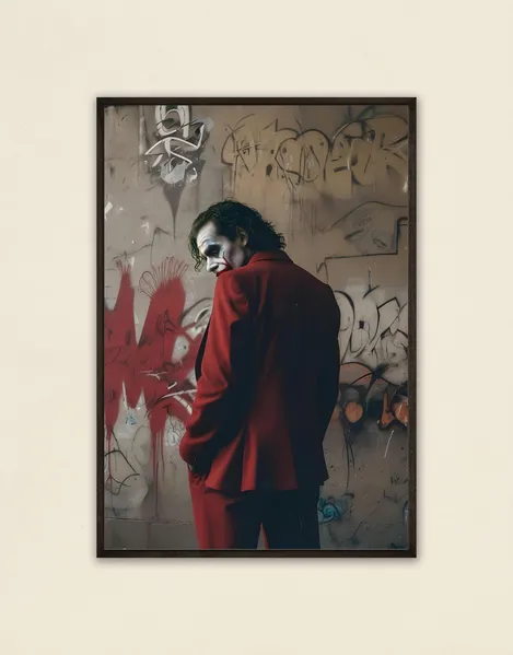 Red Suit Menace – Joker Art Print