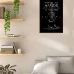 Inspire Strength and Wisdom with the Armor of Words Wall Poster