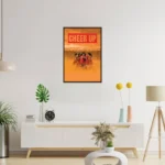 Celebrate Team Victory with the Bold "Cheer Up - Team Spirit Poster" | Shop at SmallBig!