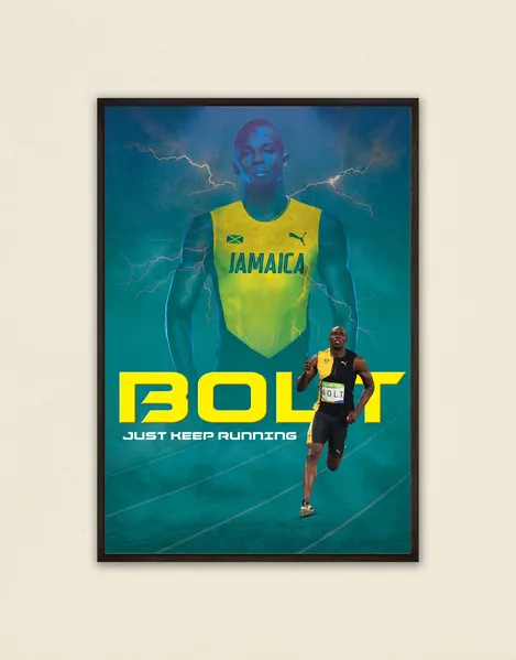 Own the electrifying Bolt poster. Celebrate Usain Bolt’s legendary speed and success. Perfect for fans, gyms, and motivation seekers. Shop now at SmallBig!