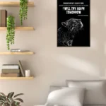 Courage Doesn't Always Roar Motivational Poster