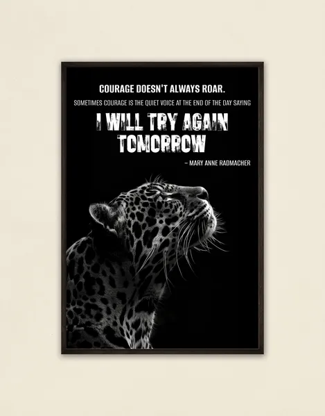 Courage Doesn't Always Roar Poster