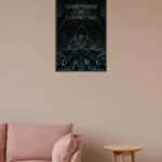 Explore Time Loops with the Everything Is Connected Dark Poster | Sci-Fi Artwork | SmallBig
