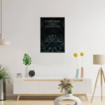 Everything Is Connected Dark Poster