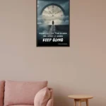Path of Time Motivational Clock Poster – Stay Inspired | SmallBig