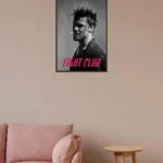 Own the Iconic Fight Club Wall Poster Featuring Tyler Durden