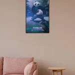 Kung Fu Panda Starry Night Poster | Cosmic Wall Art