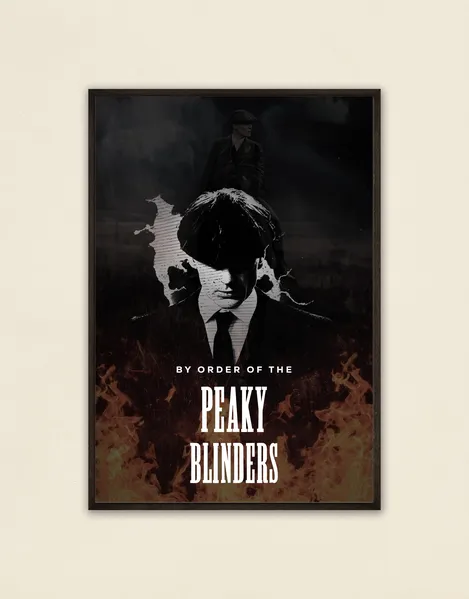 Peaky Blinders Poster | Thomas Shelby Tribute Wall Art