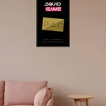 Squid Game Poster - Geometric Challenge Card Design