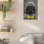 Star Wars Poster - Darth Vader in Monochrome