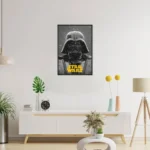 Star Wars Poster - Darth Vader in Monochrome