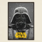 Star Wars Poster - Darth Vader in Monochrome