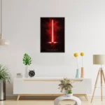 Kylo Ren Lightsaber Poster - Star Wars