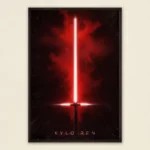 Kylo Ren Lightsaber Poster