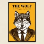 The Wolf of Wall Street art poster