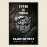Unleash the Power with the Transformers Rise of the Beasts Poster!