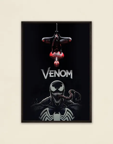 Venom vs Spider-Man: Marvel Dark Rivalry Poster | SmallBig