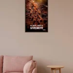 Union Strength Motivational Poster | Inspiring Aesop Teamwork Quote