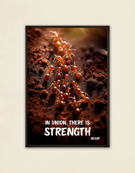 Union Strength motivational poster