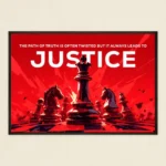 Justice in Motion Wall Poster
