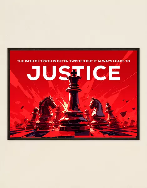 Justice in Motion Wall Poster