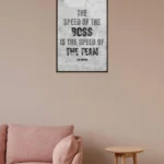 Pace of Leadership Wall Poster
