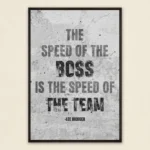 Lead by Example with the Pace of Leadership Wall Poster!