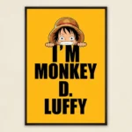 One Piece Wall Poster - "I'm Monkey D. Luffy" Edition