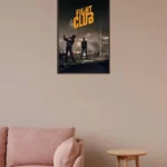 Fight Club Wall Poster - Iconic Tyler and Narrator Scene - Image 2