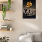 Fight Club Wall Poster - Iconic Tyler and Narrator Scene - Image 3