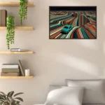 Surreal Road Journey Art Poster