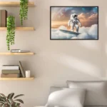 Cosmic Surfer Art Poster