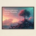 Timeless Wisdom - Plant a Tree Inspirational Poster
