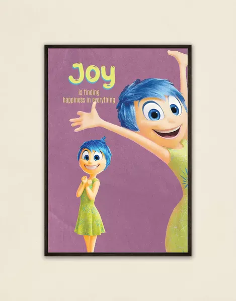 Joyful Moments – Inside Out Character Wall Poster