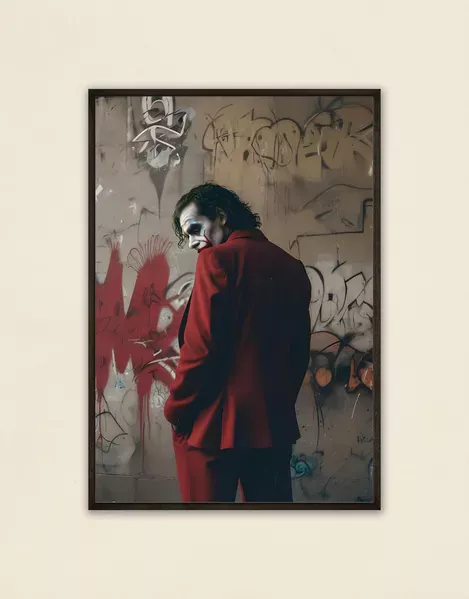 Red Suit Menace – Joker Art Print