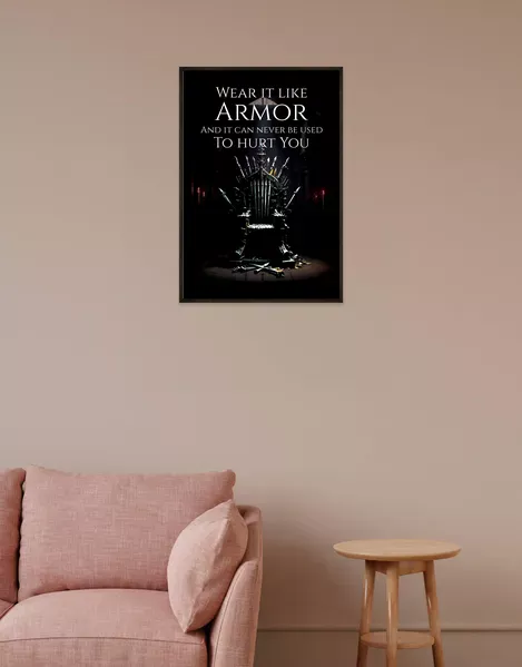 Armor of Words Wall Poster