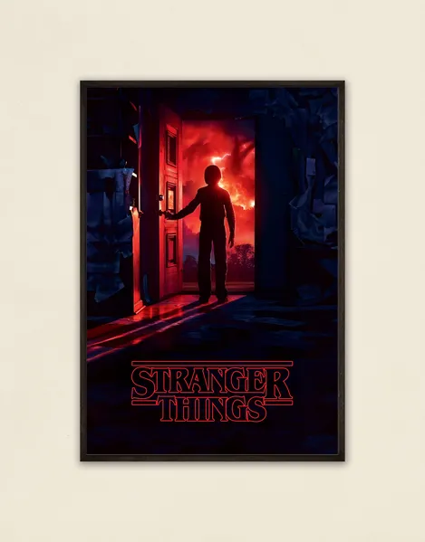 Add the magic of Hawkins to your walls with this Stranger Things poster. Perfect for fans of the series, it’s a bold and stylish way to showcase your love for the Upside Down.