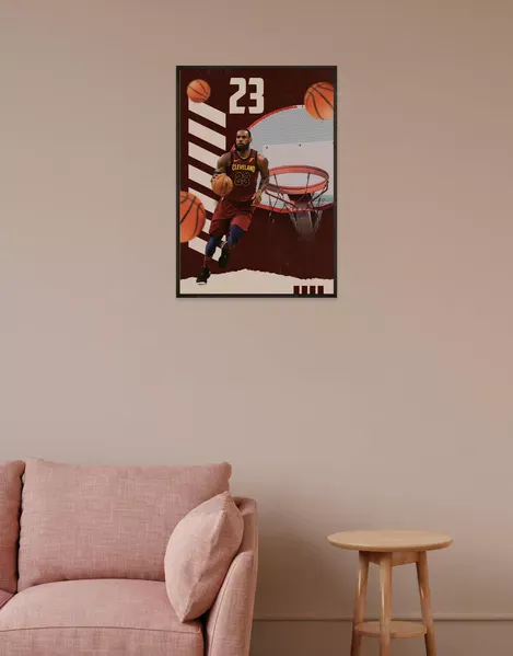 LeBron James Poster - Celebrate The King of Basketball | SmallBig