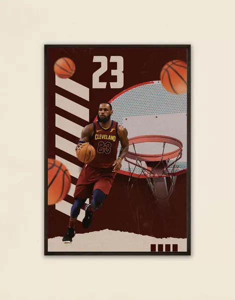 LeBron James Poster - The King of Basketball