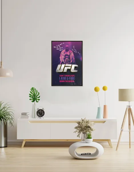 Channel the Champion’s Spirit with the Bold "UFC Poster" | Shop Now at SmallBig!