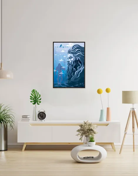 Dive Into the Depths with the Stunning "Aquaman Poster" | Shop SmallBig Today!