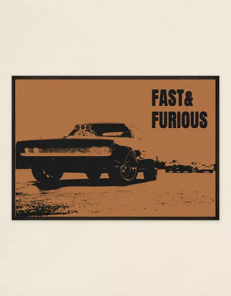 Celebrate the legacy of speed with the Fast & Furious movie poster. Perfect for fans, car lovers, and action enthusiasts. Add cinematic power to your walls!