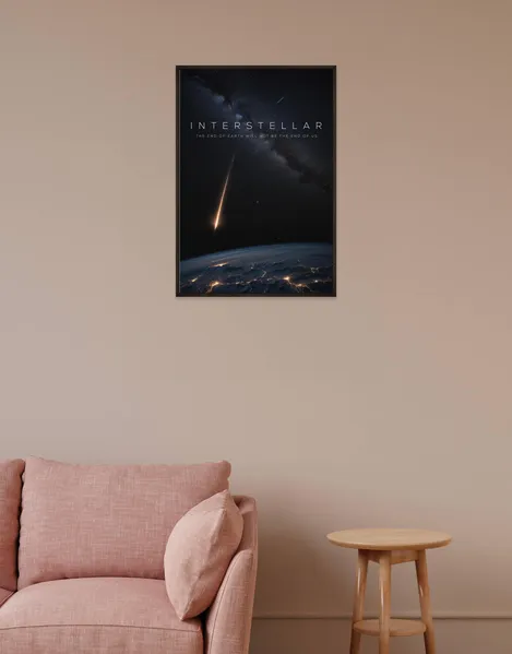 Interstellar - A Journey Beyond Poster for Sci-Fi Fans