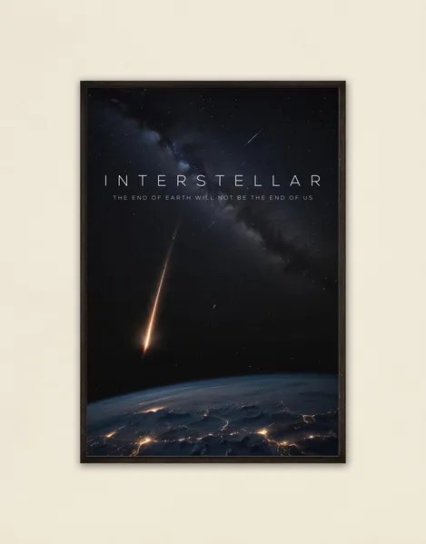 Interstellar A Journey Beyond Poster