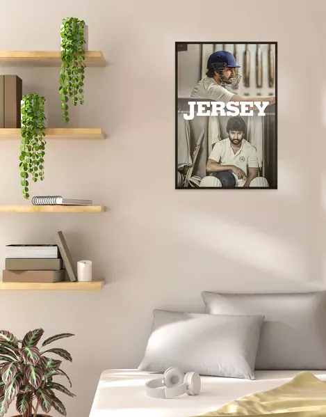 Locker Room Resolve - Jersey Movie Poster | SmallBig Exclusive